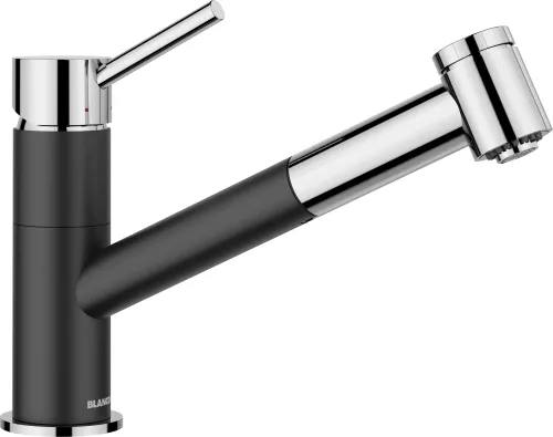 BLANCO KANO-S Vario Silgranit-Look czarny/chrom