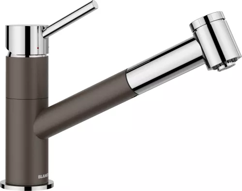 BLANCO KANO-S Vario Silgranit-Look kawowy/chrom