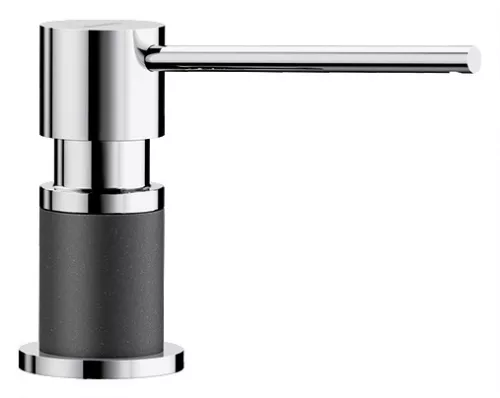 BLANCO LATO - dozownik Silgranit-Look antracyt/chrom