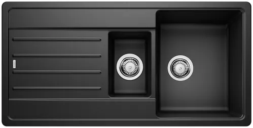 BLANCO LEGRA 6 S Silgranit czarny, odwracalny