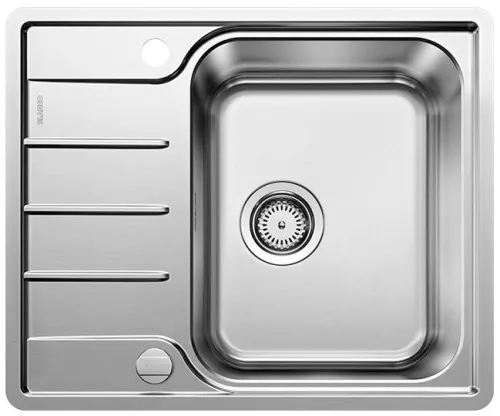 BLANCO LEMIS 45 S-IF Mini stal szczotkowana, odwracalny, korek auto.