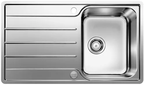 BLANCO LEMIS 45 S-IF stal szczotkowana, odwracalny, korek auto.