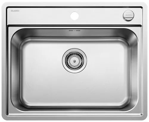 BLANCO LEMIS 6-IF stal szczotkowana, korek auto.