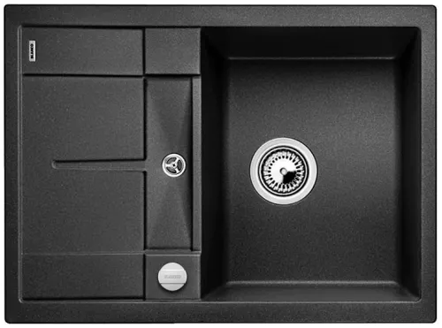 BLANCO METRA 45 S Compact Silgranit antracyt odwracalny, korek auto.