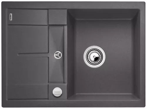 BLANCO METRA 45 S Compact Silgranit szarość skały odwracalny, korek auto.