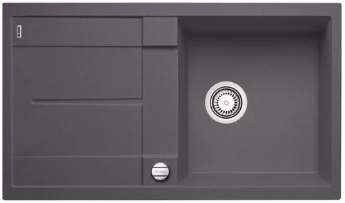 BLANCO METRA 5 S Silgranit szarość skały odwracalny, korek auto.