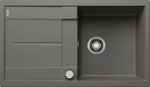 BLANCO METRA 5 S Silgranit wulkaniczny szary odwracalny, korek auto.