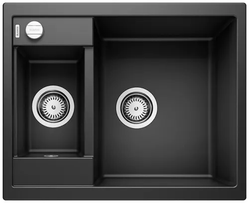 BLANCO METRA 6 Silgranit czarny odwracalny, korek auto.