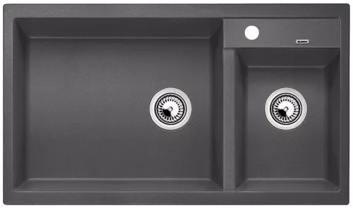 BLANCO METRA 9 Silgranit szarość skały lewa