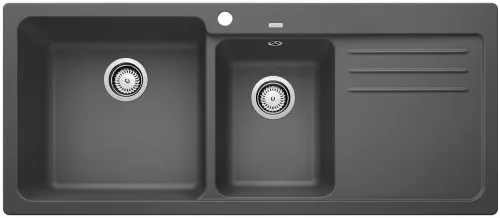 BLANCO NAYA 8 S Silgranit szarość skały lewa