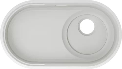 BLANCO OOVALON 700-U Velgranit cloud white, bez armatury