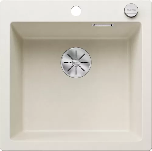 BLANCO PLEON 5 Silgranit delikatny biały, korek auto., InFino