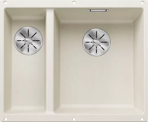 BLANCO SUBLINE 340/160-U Silgranit delikatny biały prawa, InFino