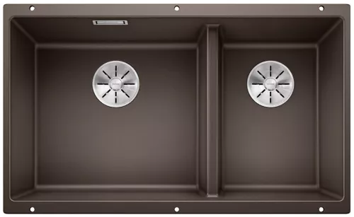 BLANCO SUBLINE 430/270-U Silgranit kawowy lewa, InFino
