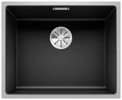 BLANCO SUBLINE 500-IF SteelFrame Silgranit czarny, InFino
