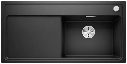BLANCO ZENAR XL 6 S-F Silgranit czarny prawa, korek auto., InFino
