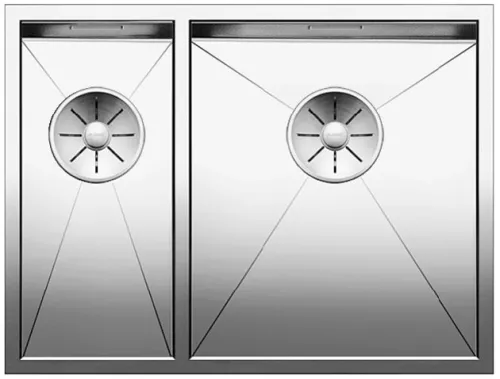 BLANCO ZEROX 340/180-U stal polerowana prawa, InFino