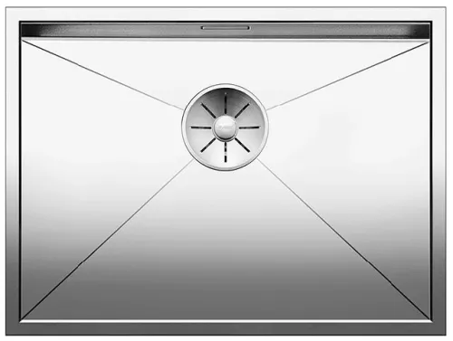 BLANCO ZEROX 550-U stal polerowana, InFino