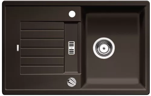 BLANCO ZIA 45 S Silgranit kawowy odwracalny, korek auto.