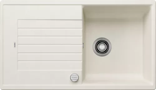 BLANCO ZIA 5 S Silgranit delikatny biały odwracalny, korek auto.