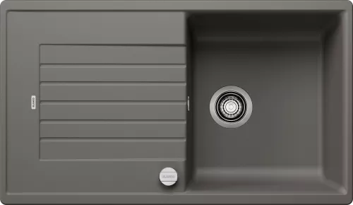 BLANCO ZIA 5 S Silgranit wulkaniczny szary odwracalny, korek auto.