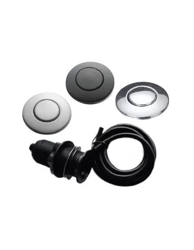 InSinkErator Włącznik pneumatyczny do rozdrabniacza 3 kolory (czarny, stal i chrom)