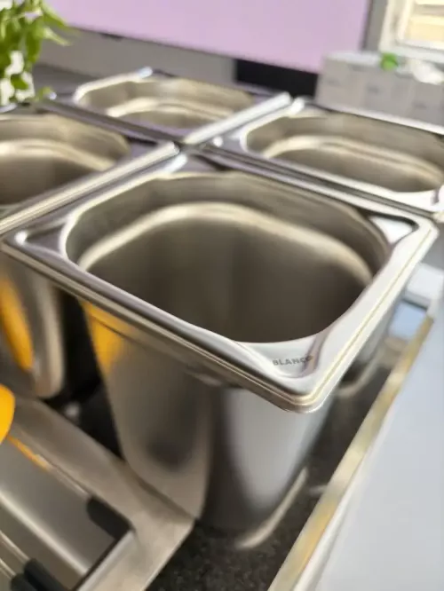 Pojemniki ze stali nierdzewnej do gastronomii BLANCO - 4 szt.