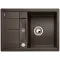 BLANCO METRA 45 S Compact Silgranit kawowy odwracalny, korek auto.
