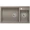 BLANCO METRA 9 Silgranit tartufo lewa
