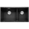 BLANCO SUBLINE 480/320-U Silgranit czarny, lewa, InFino