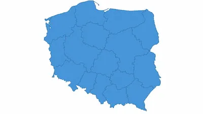 mapa polski - gdzie kupić
