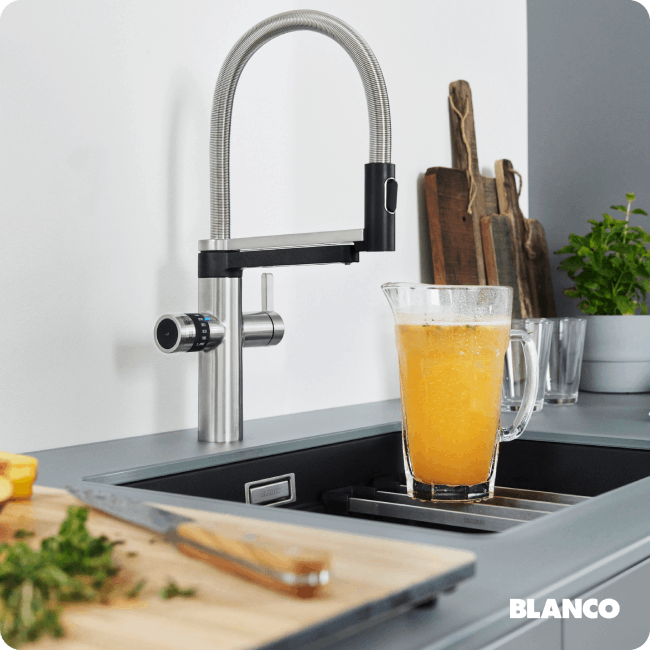 BLANCO EVOL-S Pro Soda – bateria kuchenna 5w1